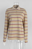 Classic Striped Polo Tee