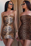 Strappy Animal Print Night Dress