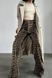 Leopard Print Straight-Leg Jeans