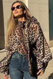 Chic Animal Print Blouse