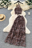 Halter Top and Skirt Set