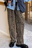 Stylish Leopard Casual Pants