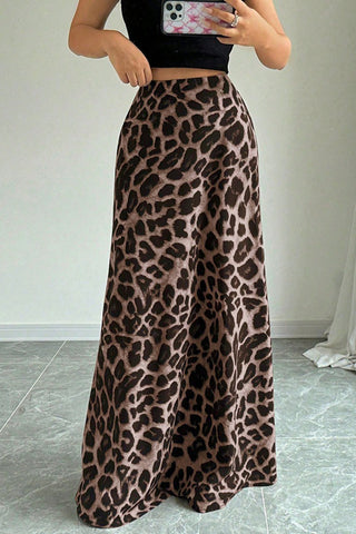 Floral Print Maxi Skirt