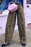 Stylish Leopard Casual Pants
