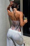 Trendy Animal Print One-Piece Swimsuit