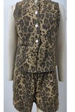 Sleeveless Button-Front Short Set