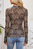 Floral Mesh Long Sleeve Top