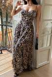 Leopard Print Maxi Dress