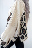 Animal Print Zip-Up Hoodie