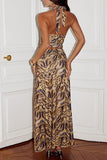 Halter Neck Skirt Set