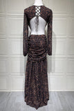 Elegant Cutout Evening Gown