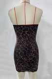 Strapless Lace Trim Mini Dress
