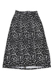 Leopard Print Midi Skirt