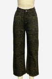 Relaxed Fit Printed Straight Jeans