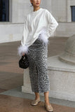 Leopard Print Maxi Skirt