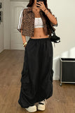 Leopard Print Cropped Shirt