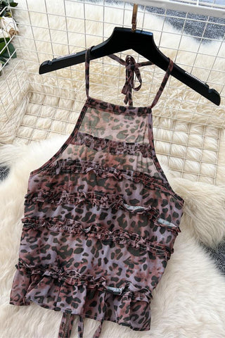 Halter Top and Skirt Set