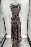 Leopard Print Skirt Set