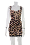 Stylish Leopard Skirt Set