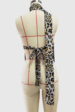 Polka Dot Halter Tank with Scarf Detail