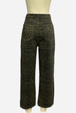 Relaxed Fit Printed Straight Jeans