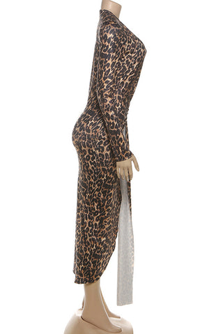 Animal Print Night Out Dress