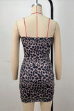 Strapless Patchwork Mini Dress