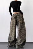 Animal Print Relaxed Casual Pants