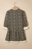 Leopard Print Casual Dress