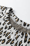 Animal Print Two-Piece Pants Set