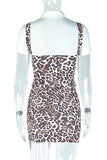 Chic Animal Print Skirt Set
