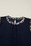 Animal Print Sleeve T-Shirt