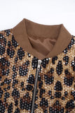 Sequin Bomber Jacket