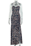 Relaxed Fit Leopard Maxi Dress