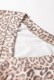 Leopard Print Skirt Set