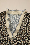 Leopard Print Casual Dress