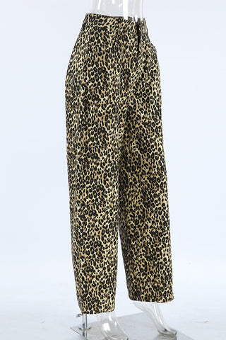 Stylish Leopard Casual Pants