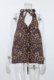 V-Neck Leopard Print Camisole