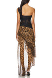 Asymmetric Layered Design Dress