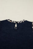 Animal Print Sleeve T-Shirt