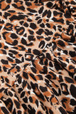 Leopard Print Casual Dress