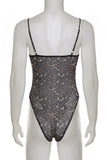 Stylish Animal Print Bodysuit