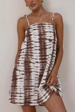 Tropical Print Slip Dress