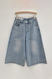 Sparkling Wide-Leg Casual Shorts