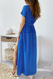 Polka Dot Casual Maxi Dress