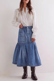 Versatile Denim Skirt