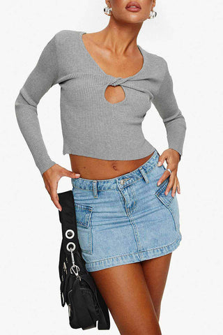 Pocket Denim Mini Skirt