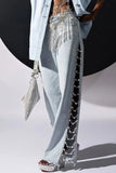 Stylish Lace-Up Casual Pants