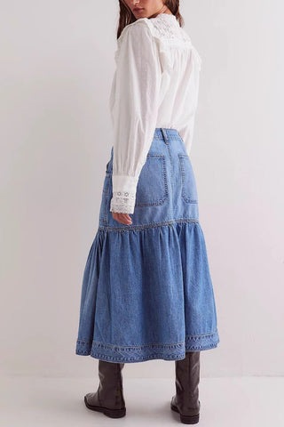 Versatile Denim Skirt