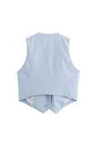 Classic Buttoned Waistcoat Vest